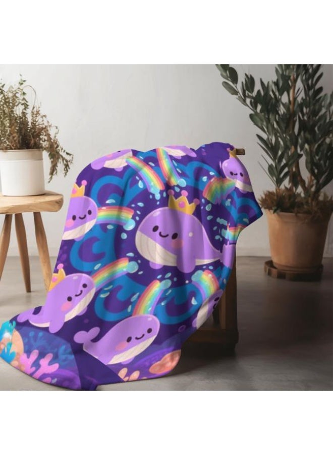 عام Wisdom Fairy (أحدث) بطانية رقيقة من الفانيلا (دافئة ومريحة، ومناسبة للنوم، واستخدام اللعبة، وإزالة الغبار والرمل) 150 سم * 200 سم - 75 - Image 3