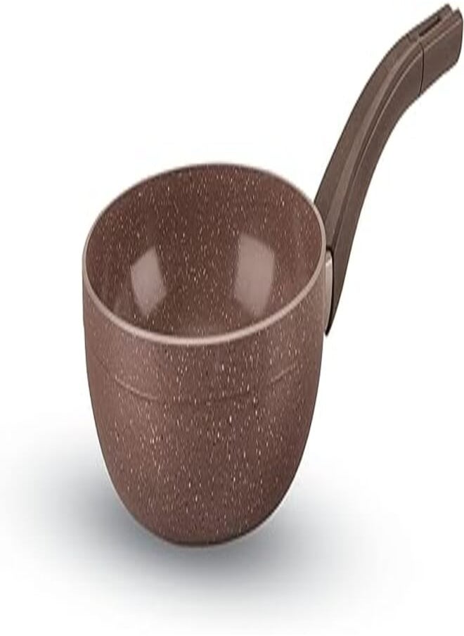 TRUEVAL - Trueval Premium Granite Fry Pan, Size 24, Brown - Image 1