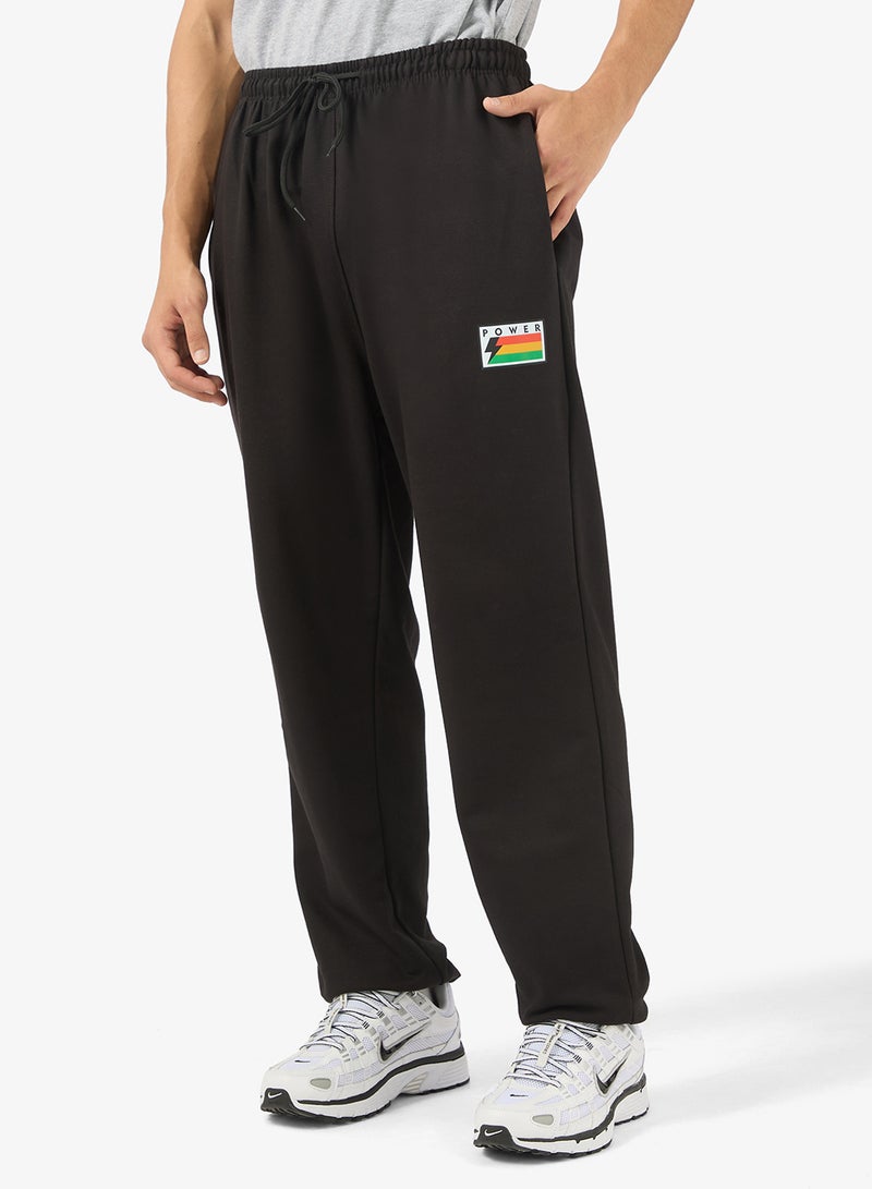 Seventy Five Basics Graphic Print Elastic Hem Joggers - Image 1