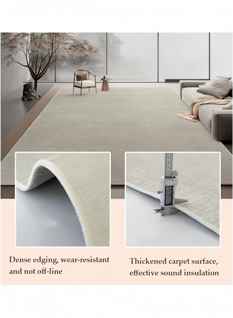 GGEROU Living Room Rugs, Non-Slip and Non-Shedding Large Rugs for Living Room, Washable Low Pile Carpet Wear-Resistant Rugs Office 200 x 300cm - Image 2