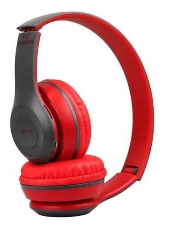P47 Wireless Bluetooth Stereo Headphone P47 Headset With Hidden Mic - Image 1