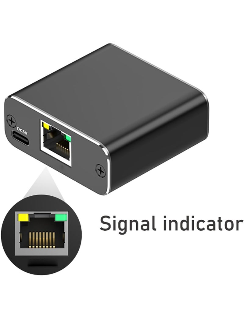 Ethernet Splitter High Speed, 1000Mbps Ethernet Splitter 1 to 2 (2 Devices Simultaneous Networking), Gigabit Internet Splitter with USB Power Cable, LAN Splitter for Cat 5/5e/6/7/8 Cable - Image 2