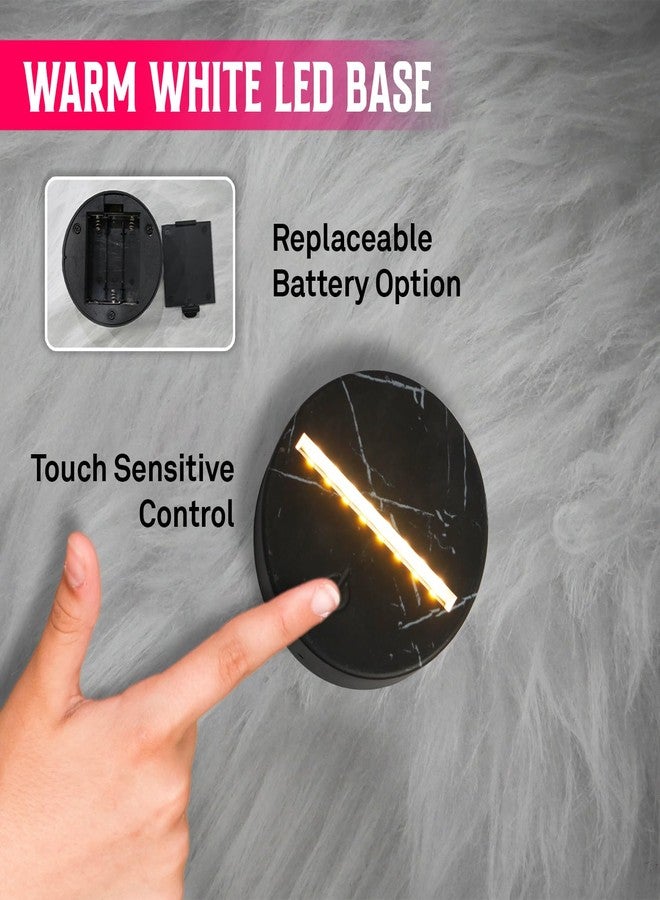 GIFTMEBAZAR مصباح ليلي ثلاثي الأبعاد بتصميم قميص كرة قدم قابل للتخصيص من جيفت مي بازار، بإضاءة بيضاء دافئة وزر تشغيل/إيقاف يعمل باللمس | هدية عيد ميلاد مثالية للاعبي كرة القدم من الرجال والنساء | مصباح لمحبي الرياضة - Image 4