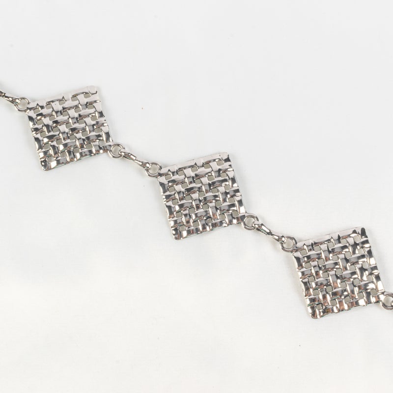 حزام وسط معدن فضي حريمي - Image 3