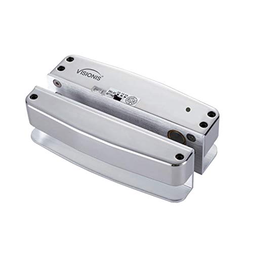 Visionis VIS-DP105GD-FSA-LED Electric Drop Bolt Lock 1700lbs for Full Glass Door and Glass Frame with LED and Time Delay Fail Safe Normally Closed - Image 1
