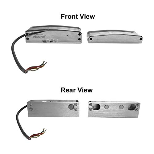 Visionis VIS-DP105GD-FSA-LED Electric Drop Bolt Lock 1700lbs for Full Glass Door and Glass Frame with LED and Time Delay Fail Safe Normally Closed - Image 3