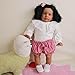Anano Big Size Black Reborn Baby Dolls Pippa  African American Biracial Babies 26 Inch Realistic Toddler Reborn Doll Dark Skin Silicone Dolls Soft Cloth Body - Image 4
