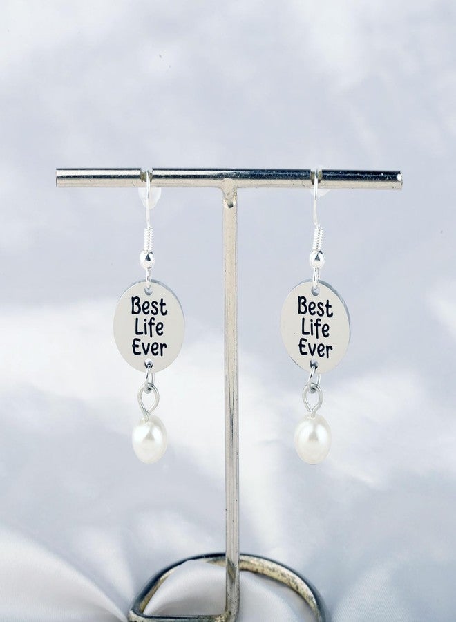MAOFAED Best Life Ever Earring for Her, Pioneer Gift Baptism Gift (Best Life Ever) - Image 4