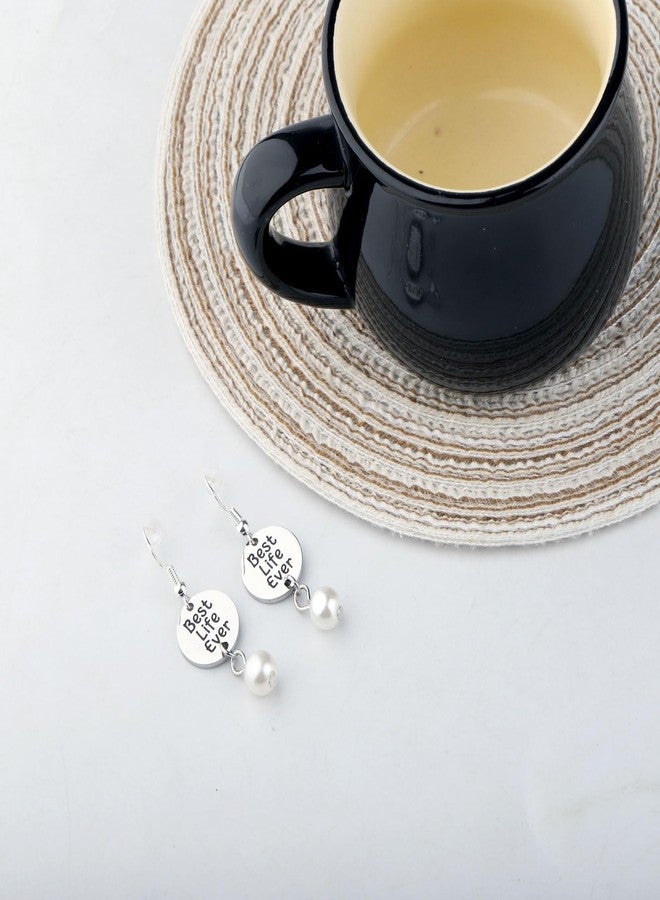 MAOFAED Best Life Ever Earring for Her, Pioneer Gift Baptism Gift (Best Life Ever) - Image 5