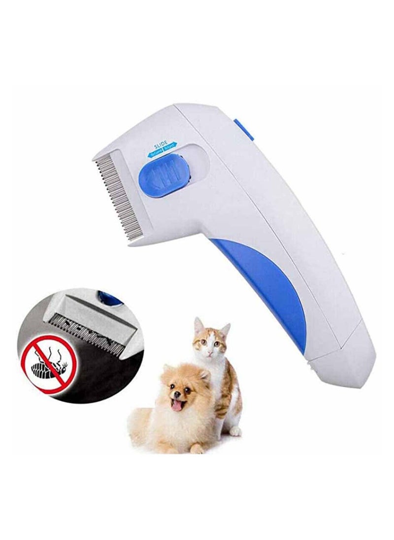 SYOSI - Flea Comb for Pets Electric Pet Cat Dog Combs Grooming Remove Floating Hair Head Lice Cleaning Dogs Cats - Image 1