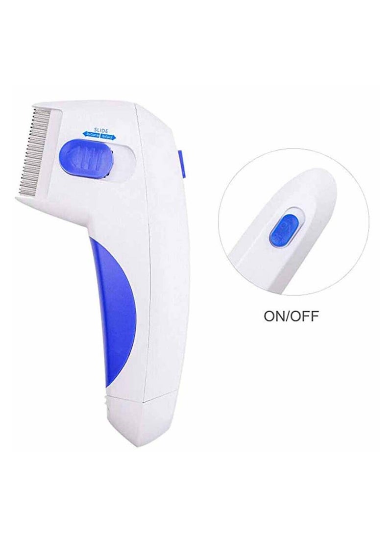 SYOSI - Flea Comb for Pets Electric Pet Cat Dog Combs Grooming Remove Floating Hair Head Lice Cleaning Dogs Cats - Image 1