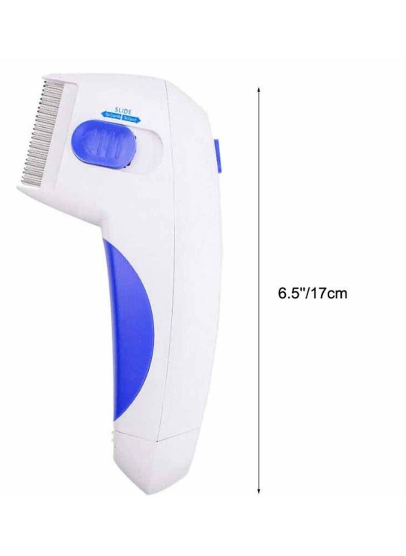 SYOSI - Flea Comb for Pets Electric Pet Cat Dog Combs Grooming Remove Floating Hair Head Lice Cleaning Dogs Cats - Image 1