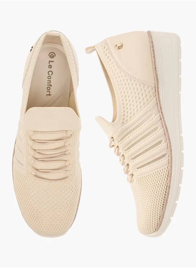 لو كونفورت Women Textured Slip-On Sneakers