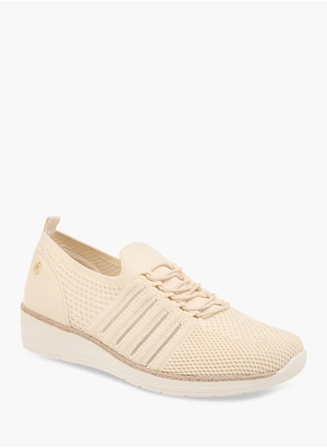 لو كونفورت Women Textured Slip-On Sneakers