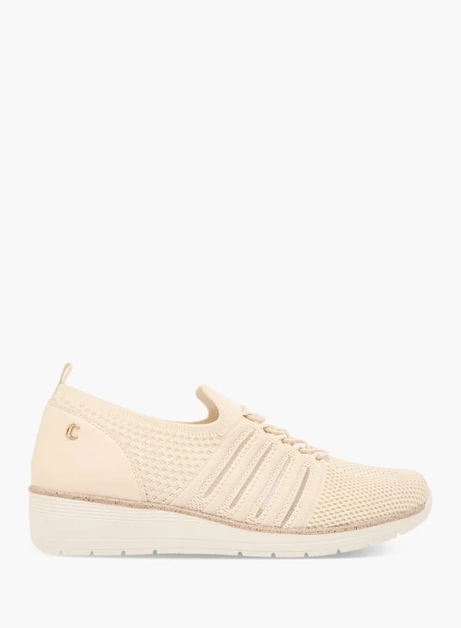 Le Confort Women Textured Slip-On Sneakers