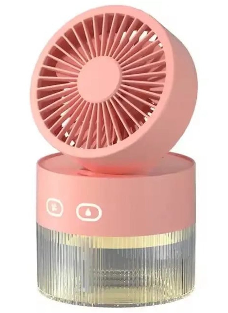 Generic - Mini Water Cooled Fan Office USB Silent ABS USB Water Cooling Fan - Image 1