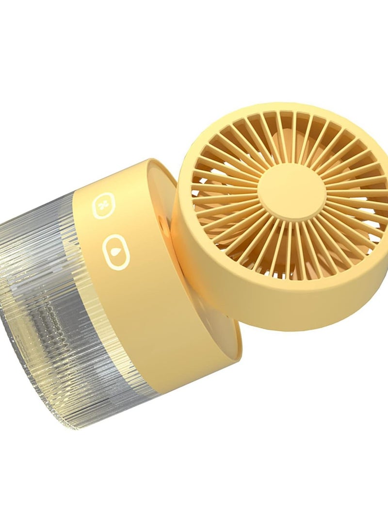 Generic - Mini Water Cooled Fan Office USB Silent ABS USB Water Cooling Fan - Image 1