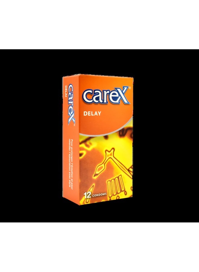 careX Delay Condoms | Prolong Erection and Delay Ejaculation | 12 Count - Image 2