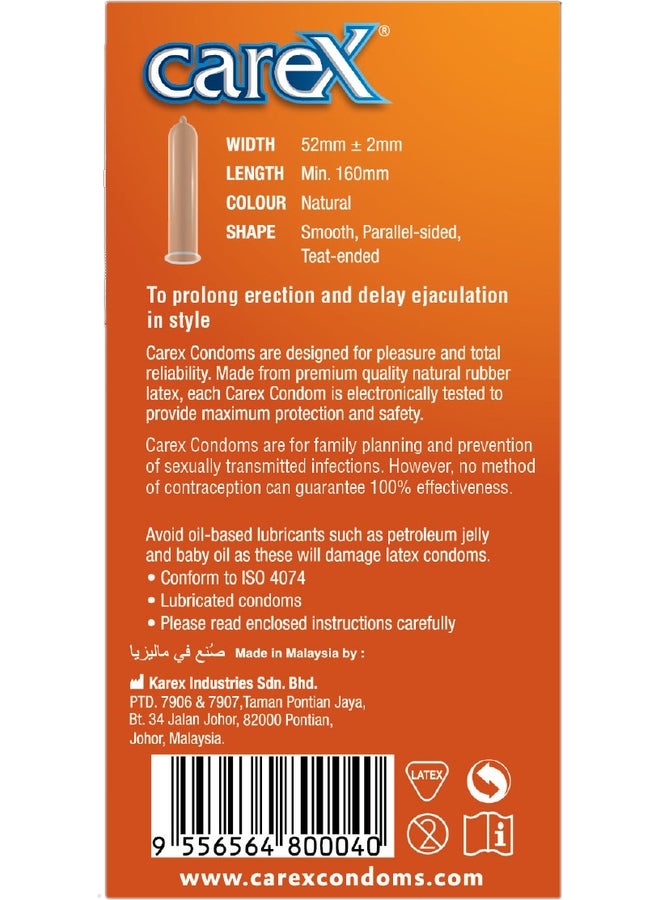 careX Delay Condoms | Prolong Erection and Delay Ejaculation | 12 Count - Image 3