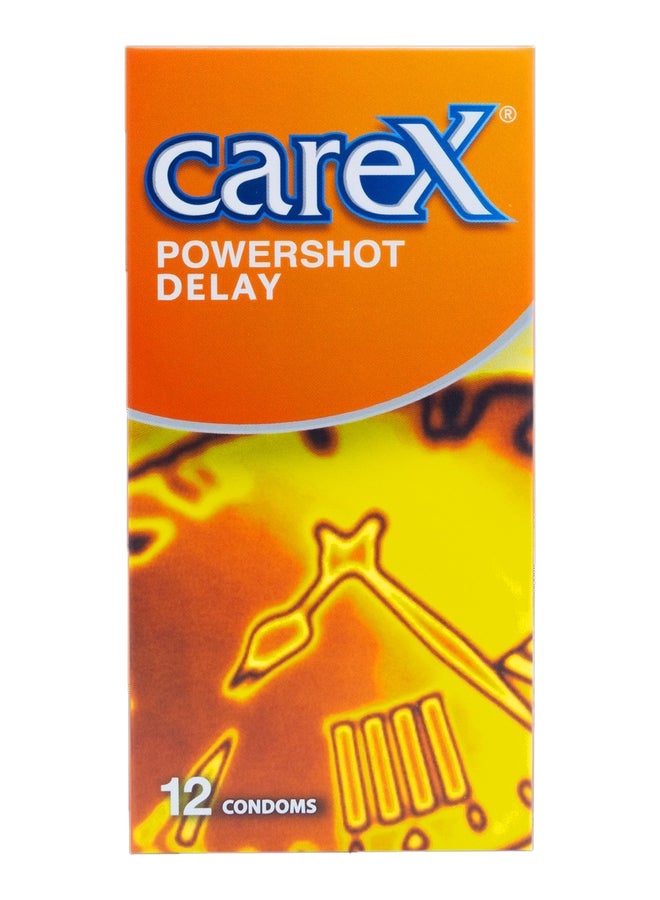 careX Delay Condoms | Prolong Erection and Delay Ejaculation | 12 Count - Image 1