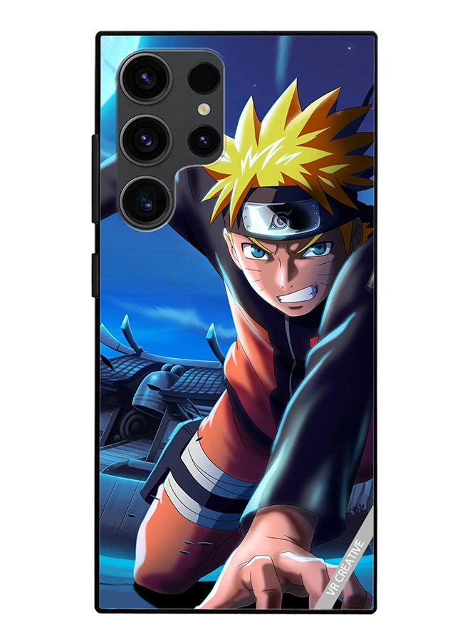 VR CREATIVE Protective Case Cover For Samsung Galaxy S23 Ultra 5G Naruto Uzumaki Design Multicolour - Image 1
