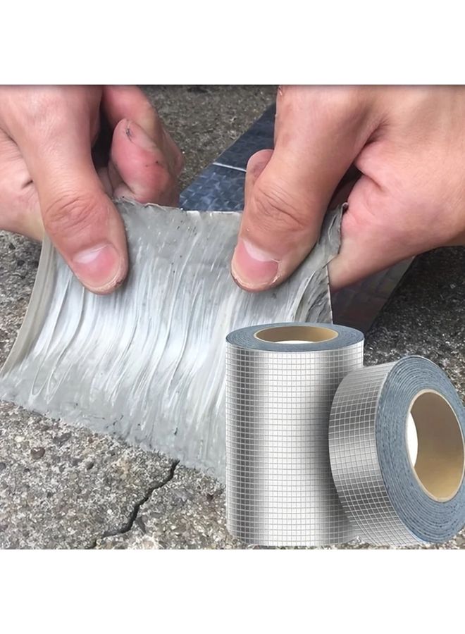 شريط بيوتيل 100×5 سم مقاوم للحرارة لمنع التسرب للسقوف والأنابيب والجدران مع لصق قوي - Image 2