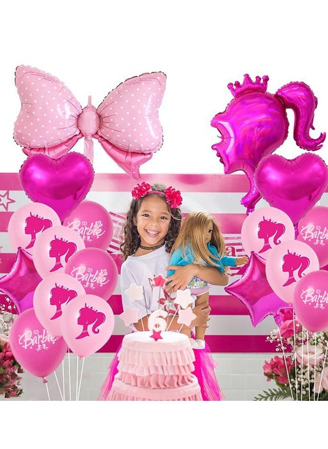 26 PCS Barbie series theme party birthday party decoration aluminum film shape balloon latex balloon - pzsku/Z0CCEF0546CFC0979D515Z/45/_/1715153944/da5eb805-c82d-4197-aeef-41282120a95c