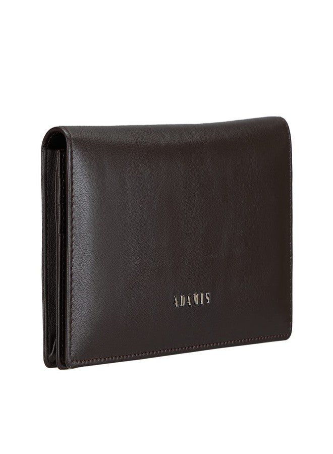 Adamis Leather Women's Wallet W6 Brown - Image 3