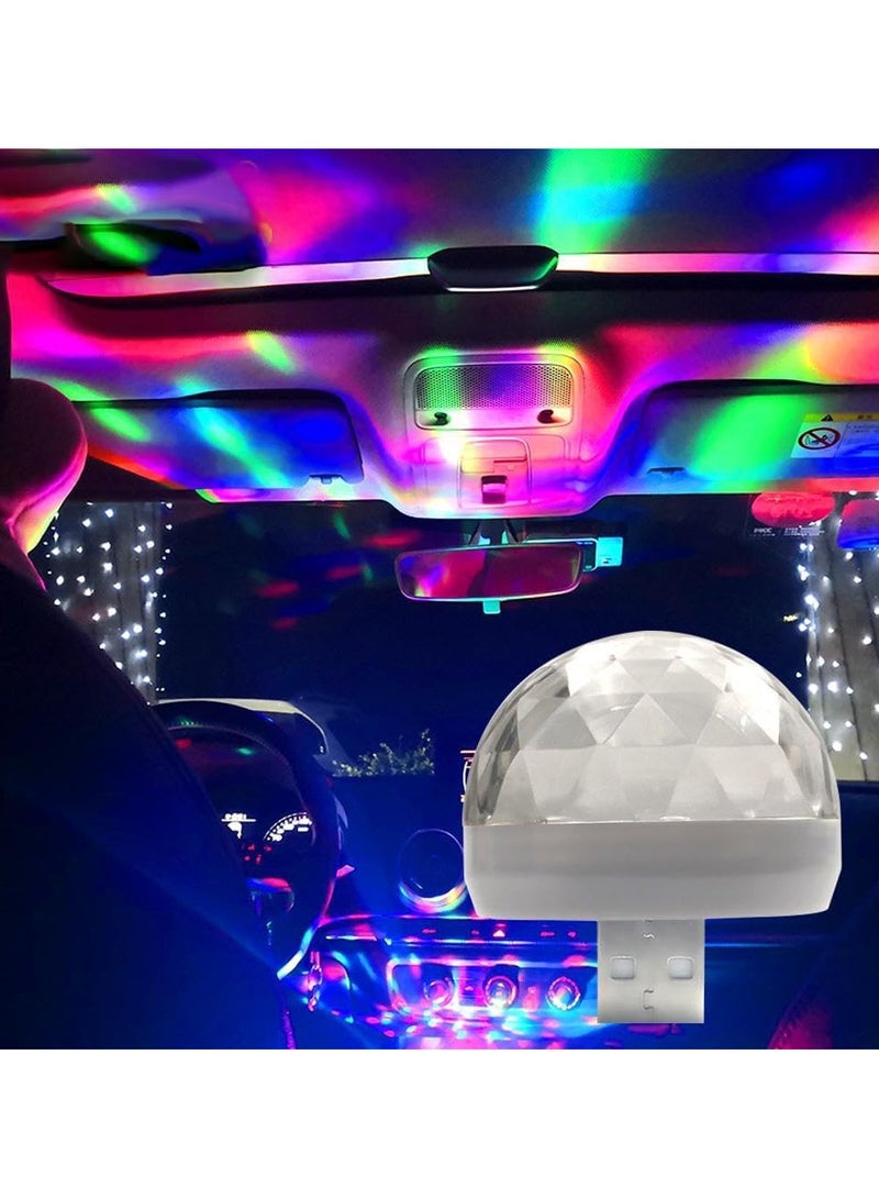 INSIJAM Multi-Color USB LED Car Interior Lighting Lamp Atmosphere Light Neon Lamps Sound Sensor DJ Light - Image 1