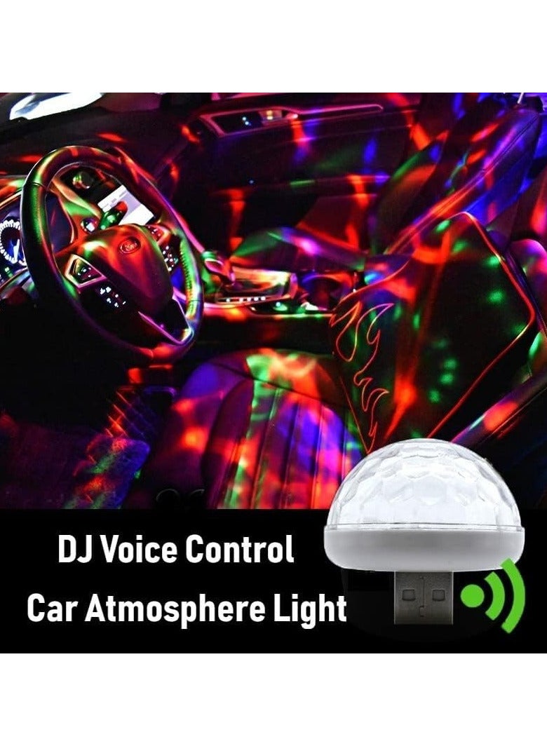 INSIJAM Multi-Color USB LED Car Interior Lighting Lamp Atmosphere Light Neon Lamps Sound Sensor DJ Light - Image 4