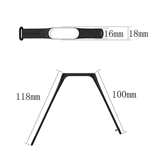 VEROX Adjustable Replacement Strap Compatible with Mi band 3 and Mi band 4 Red Color Strap Band Bracelet - Image 5