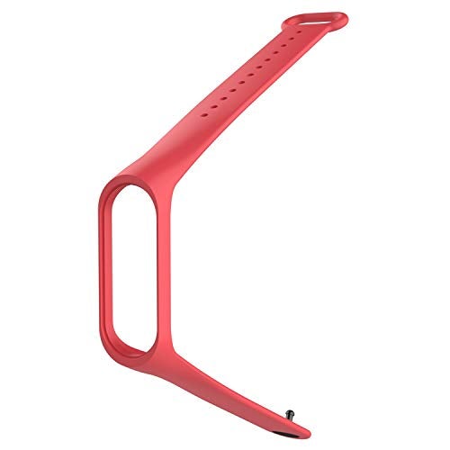 VEROX Adjustable Replacement Strap Compatible with Mi band 3 and Mi band 4 Red Color Strap Band Bracelet - Image 3