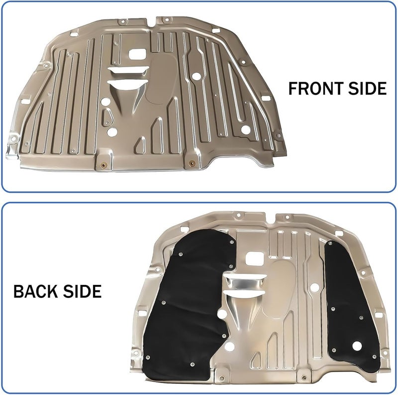 Plobeda Engine Splash Guard Under Car Shield Cover for Honda Civic 2016-2021 - Image 4