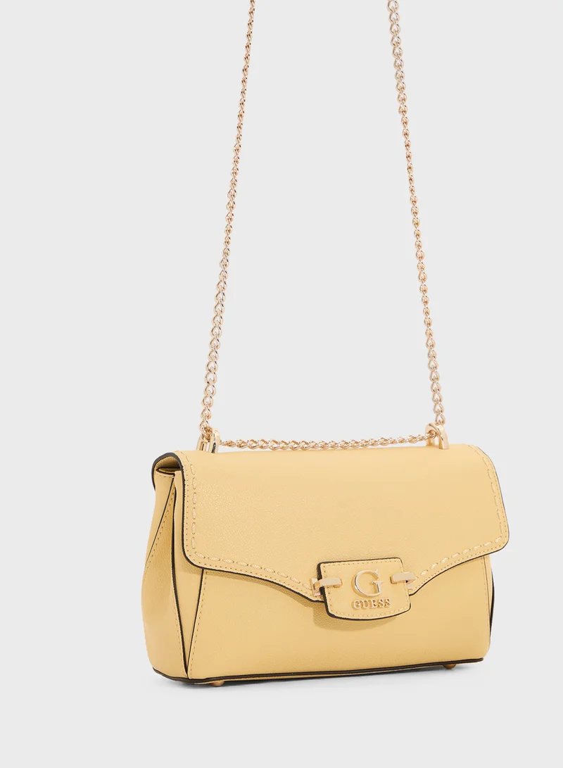 GUESS Nastra Convertible Crossbody Flap