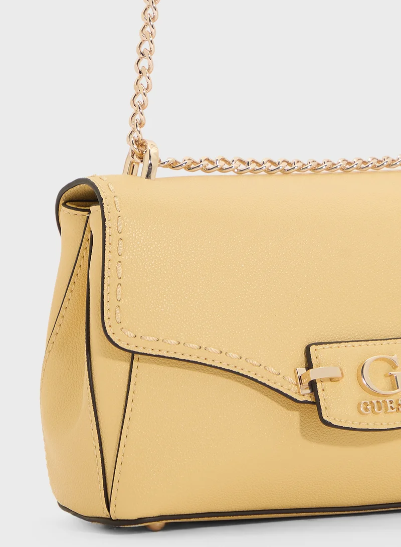 GUESS Nastra Convertible Crossbody Flap