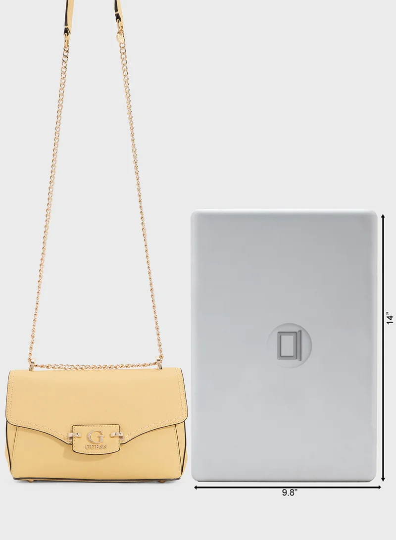GUESS Nastra Convertible Crossbody Flap