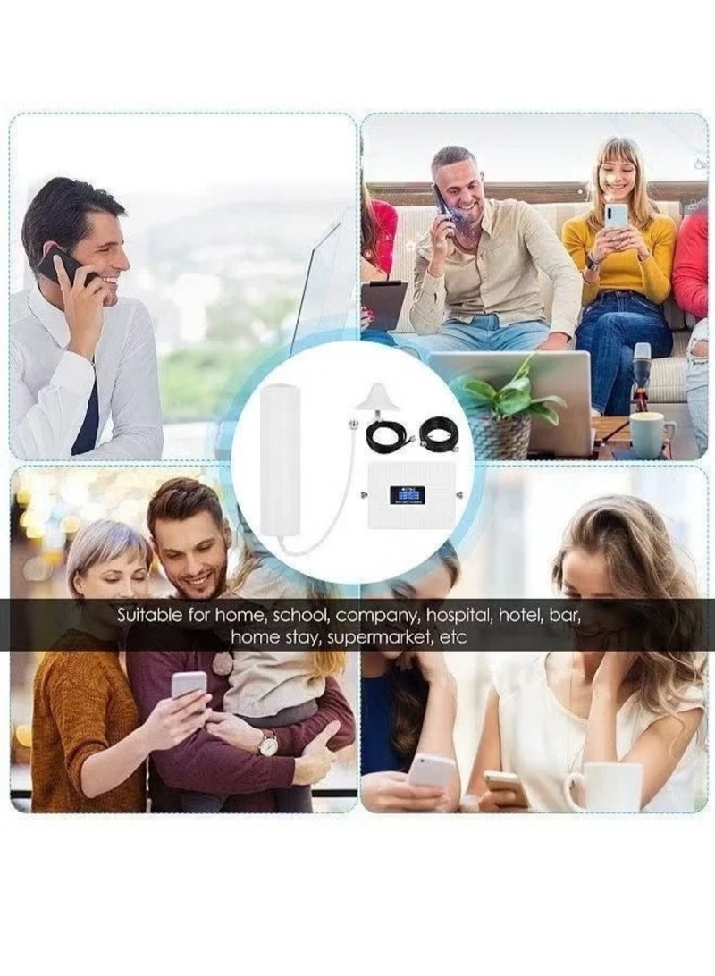 "Home & Office Network Booster Gold – 12dBi 4G LTE Antenna Outdoor 698-2700MHz , Reliable Signal for 2G/3G/4G" With 2CABLE 15MT And 5MT, cover up to 500-2000 square meters, More Powerful, More Signal.  - Image 5