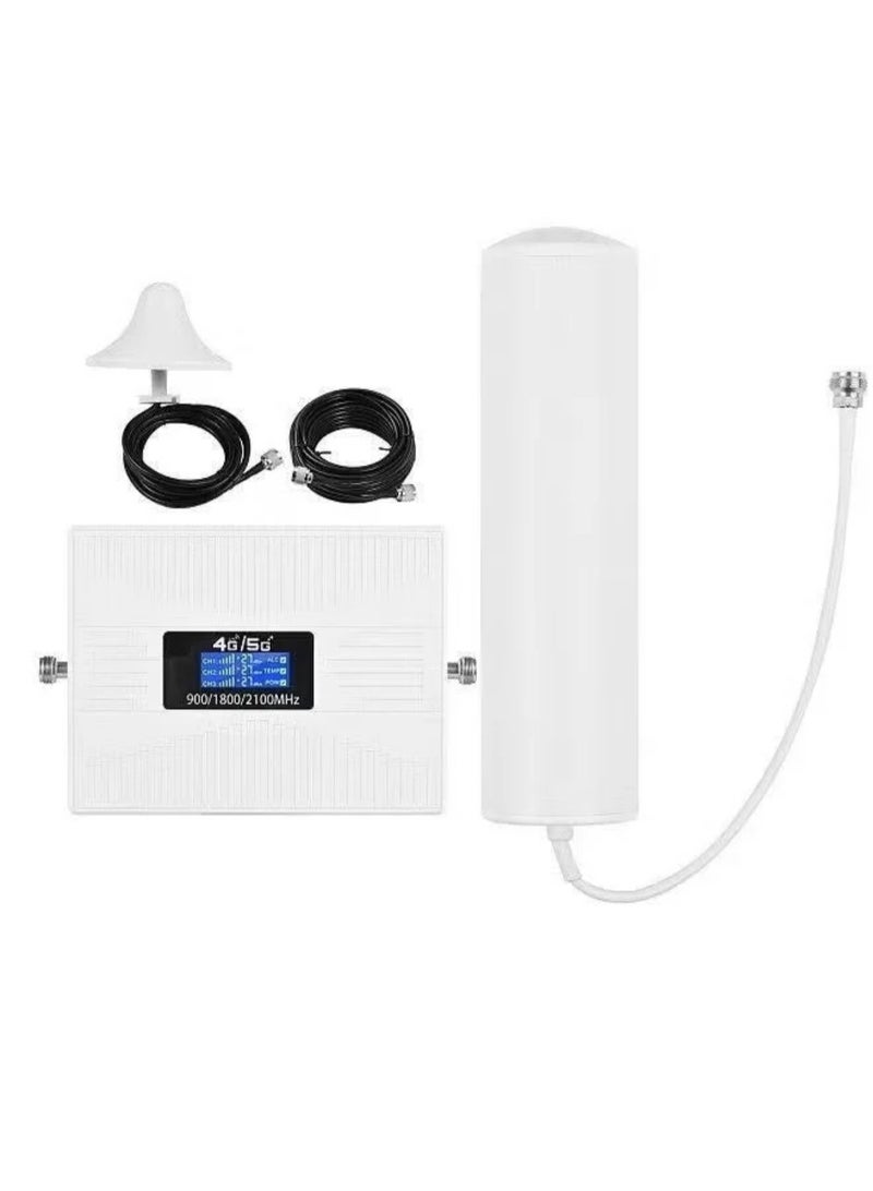 "Home & Office Network Booster Gold – 12dBi 4G LTE Antenna Outdoor 698-2700MHz , Reliable Signal for 2G/3G/4G" With 2CABLE 15MT And 5MT, cover up to 500-2000 square meters, More Powerful, More Signal.  - Image 1