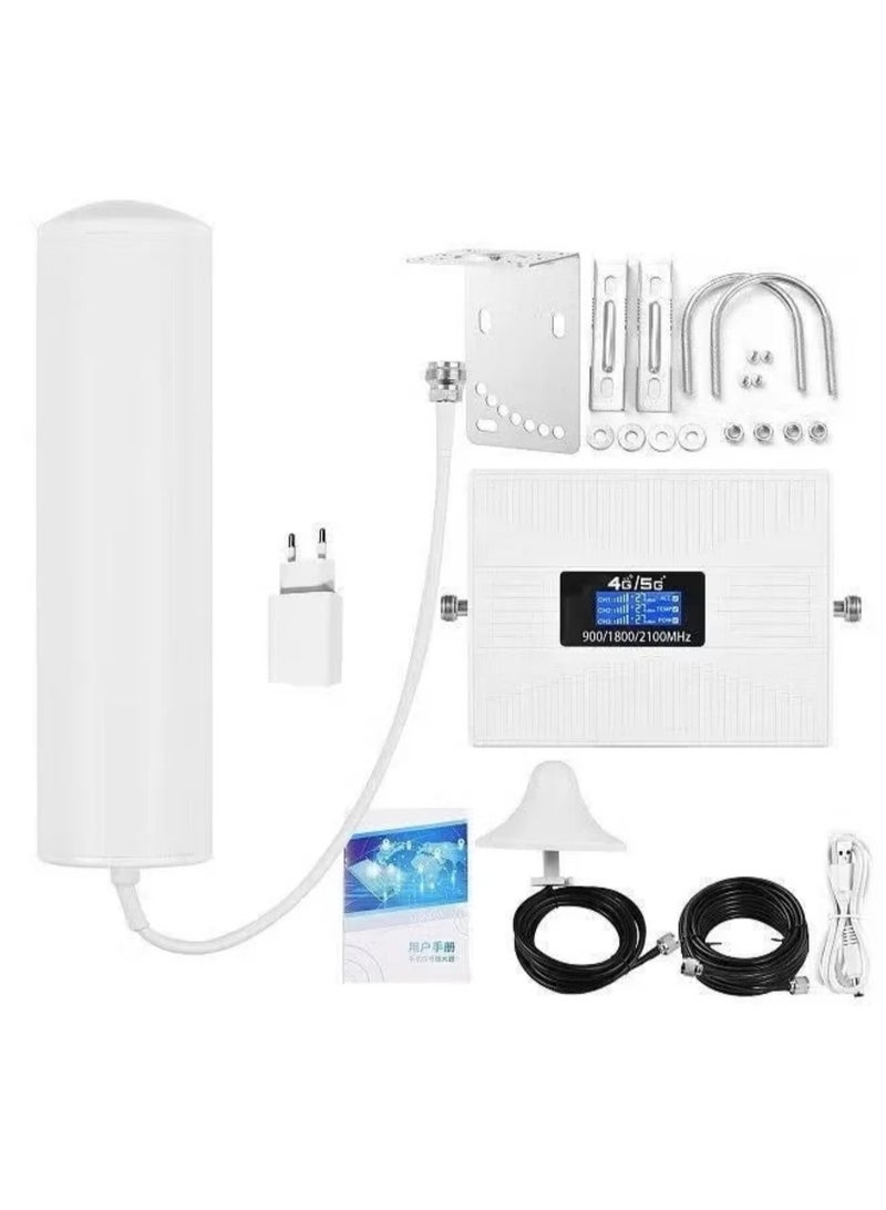 "Home & Office Network Booster Gold – 12dBi 4G LTE Antenna Outdoor 698-2700MHz , Reliable Signal for 2G/3G/4G" With 2CABLE 15MT And 5MT, cover up to 500-2000 square meters, More Powerful, More Signal.  - Image 3