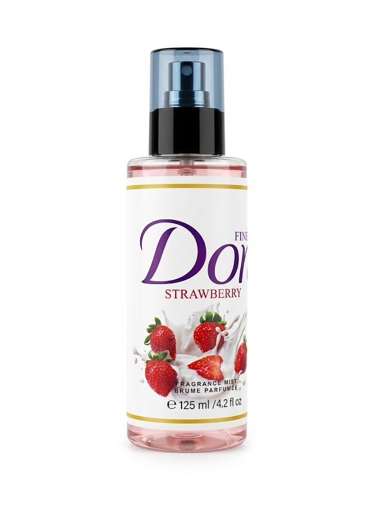 Don Strawberry Fragrance Mist – Refreshing Body Spray – 125ml - Image 1