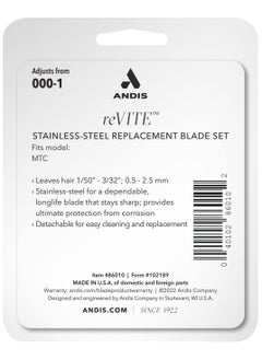 Andis 86010 reVITE Clipper Replacement Stainless Steel Blade - pzsku/Z0CCF408B9BC5A303D002Z/45/_/1736337437/b3d2a364-cd76-433f-a688-8b3862e700a4