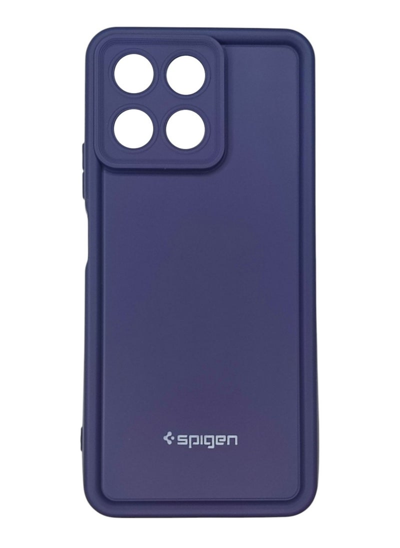 Honor X7C Spigen Silicone Case Cover With Camera Protection - Purple