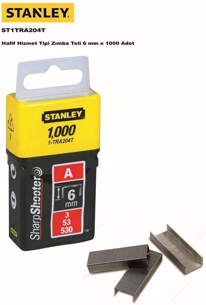 1-Tra204TBt Type A Staples, Silver, 6 Mm, Set Of 1000 Pieces - Image 2