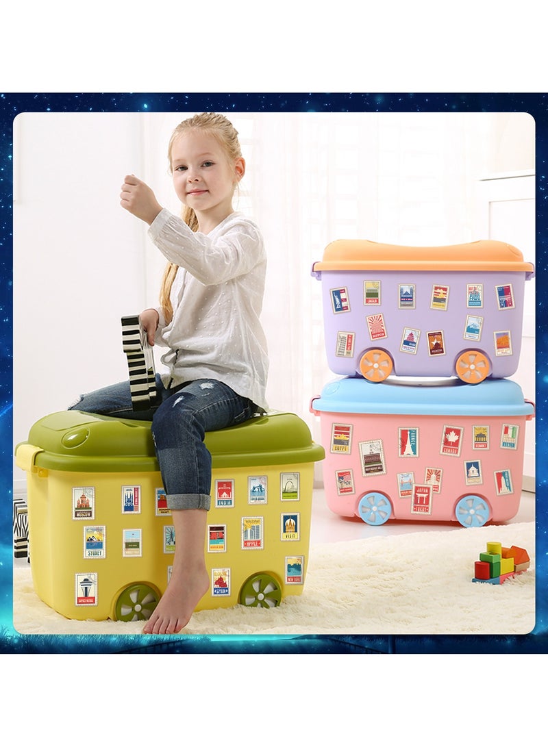 ORAINBOW Travel Around The World Stickers 50 Pack Vinyl Laptop Stickers Waterproof Map for Water Bottles Graffiti Teens Girls Kids Adults - Image 5