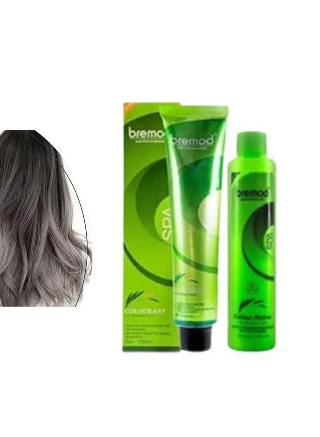 BREMOD Performance 8.16 Ash Grey Spa Hair Color with Oxidizer - Image 1