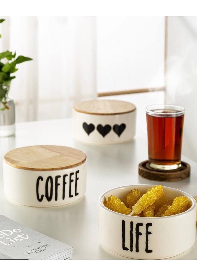 Versatile Ceramic Butter Keeper with Wooden Lid, High Quality Butter Keeper with Rim - Image 5