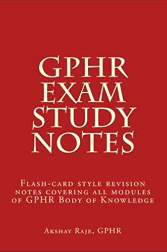 GPHR Exam Study Notes: Flash-card style revision notes covering all modules of GPHR Body of Knowledge - Image 4
