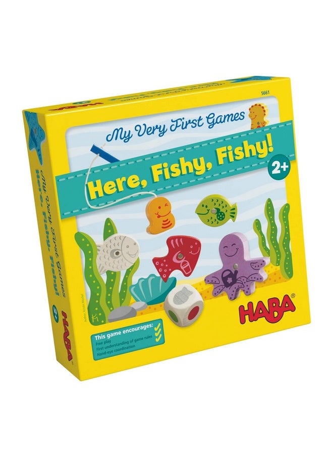 HABA - My Very First Games Here Fishy Fishy Magnetic Fishing Game For Ages 2+ (Made In Germany) - Image 1