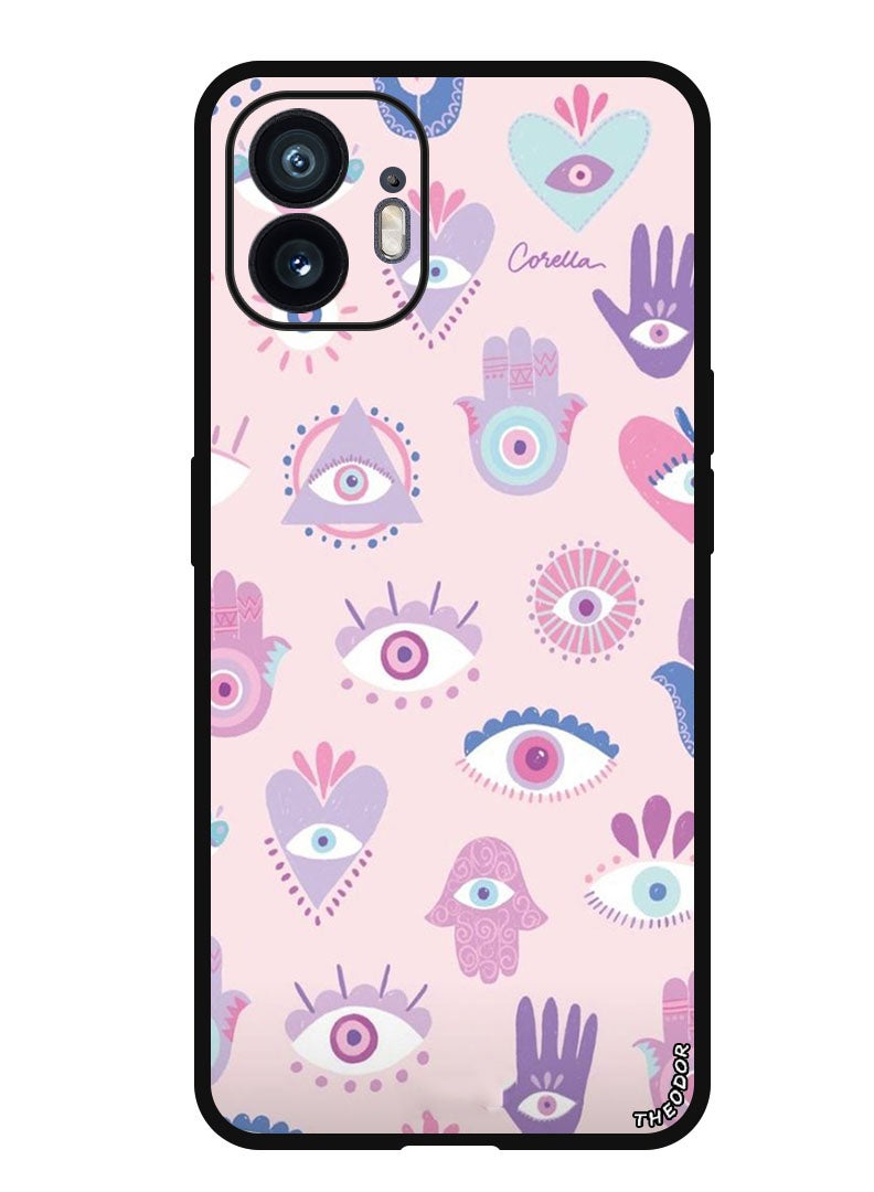 Theodor Protective Case Anti Scratch Shock Proof Bumper Cover For Nothing Phone (2) Evil Eye (3) - Image 1