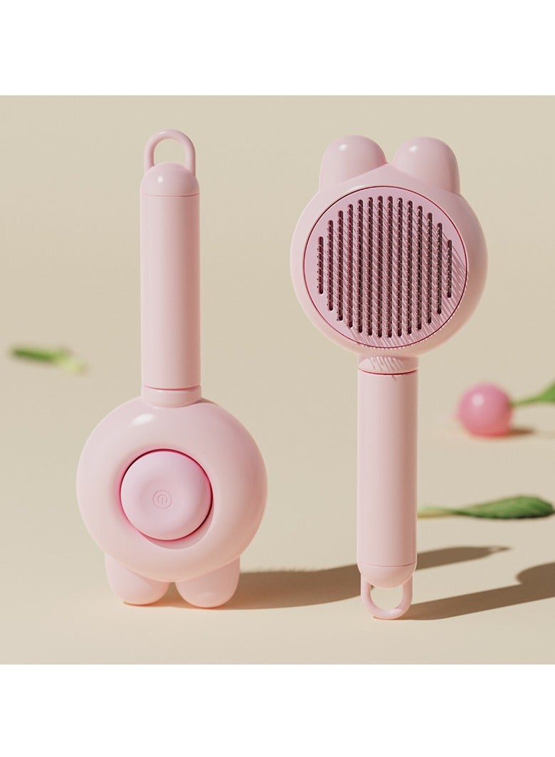 مشط تنعيم شعر القطط/الكلاب الأليفة، مشط تنظيف الشعر العائم/تدليك البراغيث. - Image 1